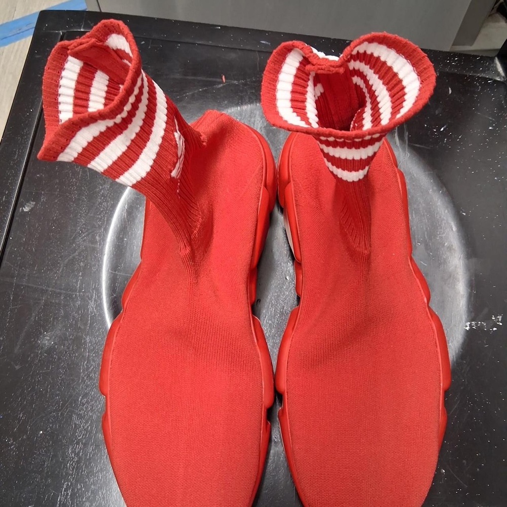 Balenciaga Men's Red Trainers